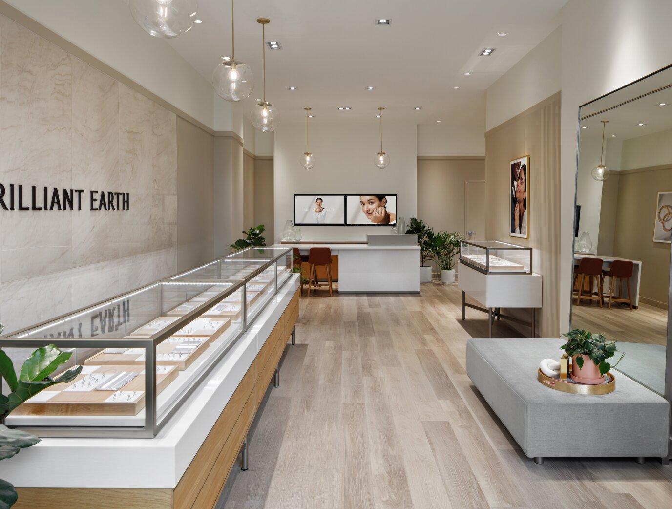 Brilliant Earth showroom located in Cleveland, Ohio.