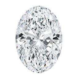 Loose oval diamond