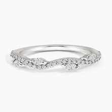 Luxe Winding Willow Diamond Wedding Ring