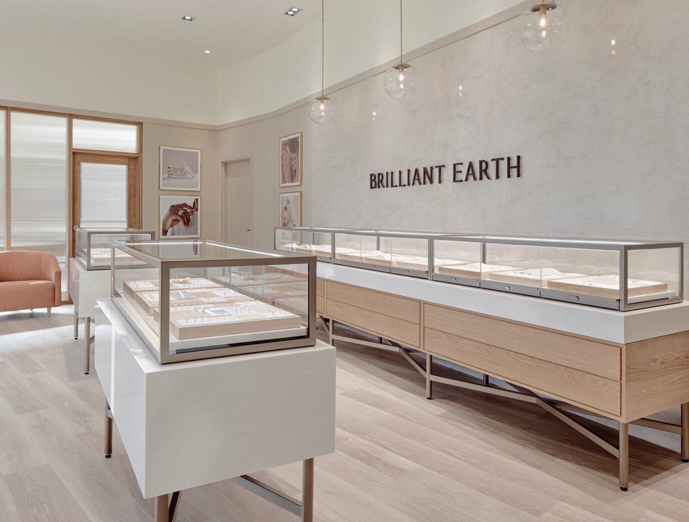 Brilliant Earth showroom located in Santa Monica, California.