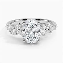 Olivetta Tapered Diamond Ring