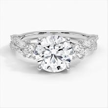 Luxe Willow Three Stone Diamond Ring (1/2 ct. tw.)