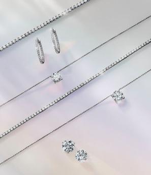 Assortment of diamond fine jewelry from The Perfect Collection.