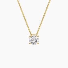 Floating Solitaire Lab Grown Diamond Pendant (1 1/2 ct. tw.)