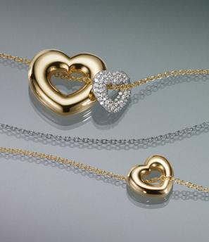 Heart shaped fine jewelry