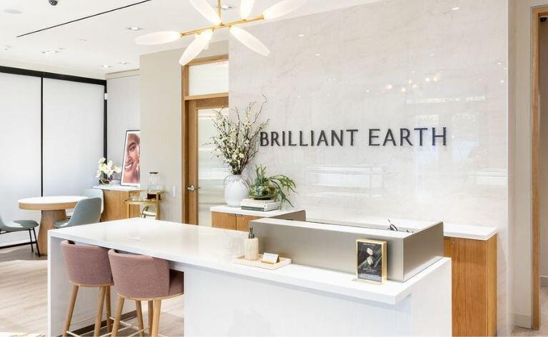 Brilliant Earth showroom located in the Seaport district in Boston, Massachusetts.