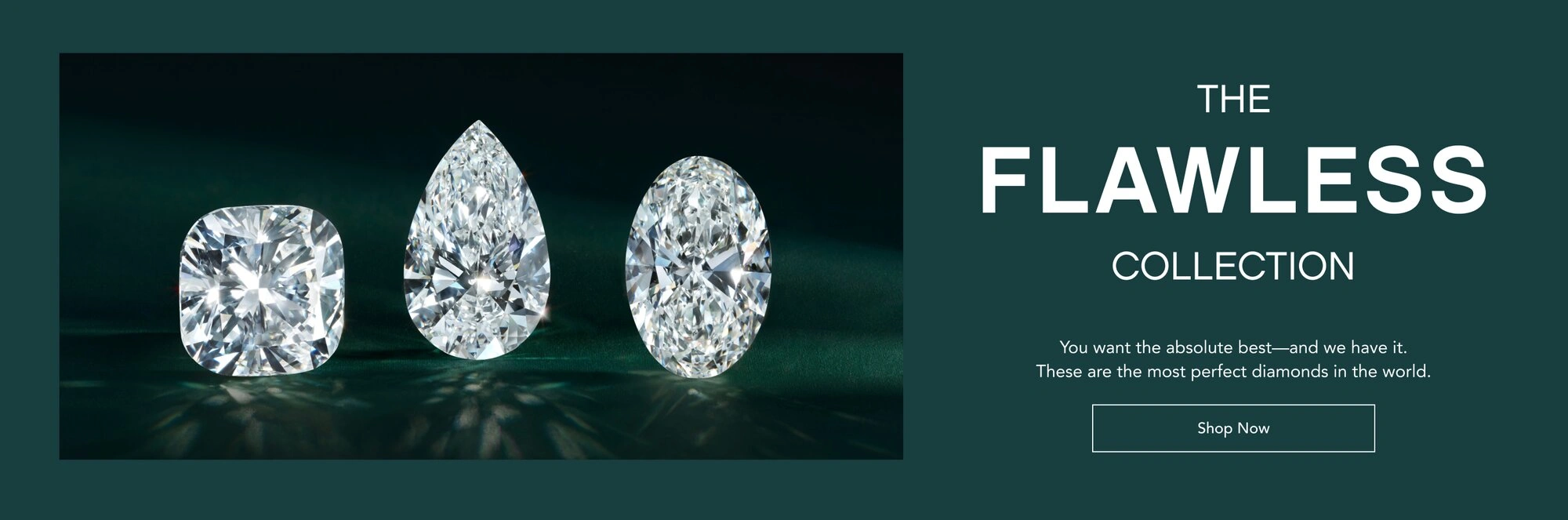 Loose diamonds from the Flawless Collection