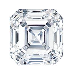 Loose asscher diamond