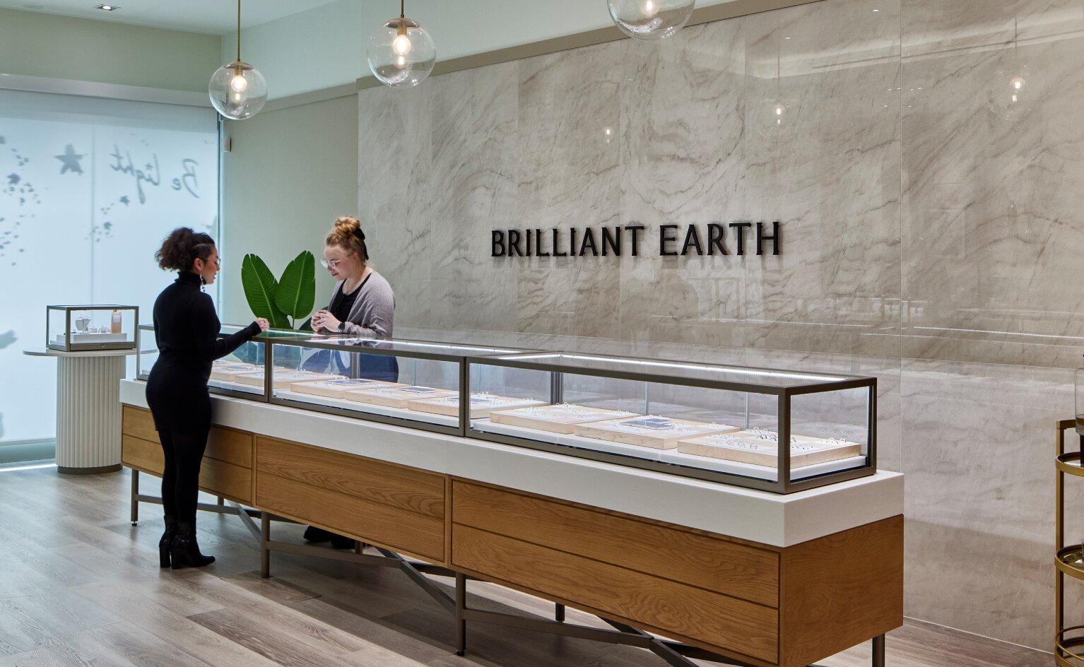 Brilliant Earth showroom located in West Hollywood in Los Angeles, California.