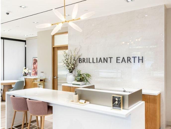 Brilliant Earth showroom located in the Seaport district in Boston, Massachusetts.