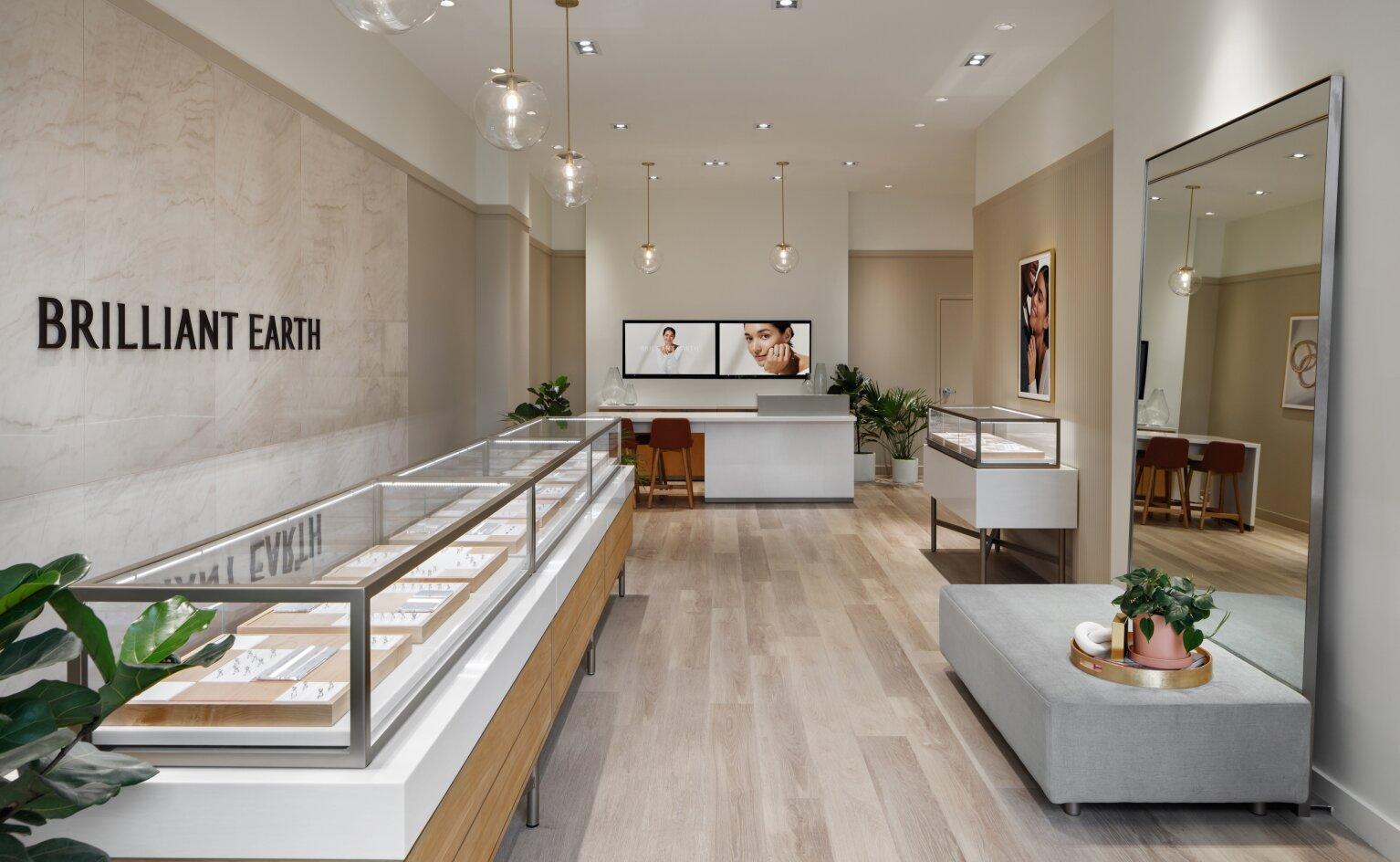 Brilliant Earth showroom located in Cleveland, Ohio.