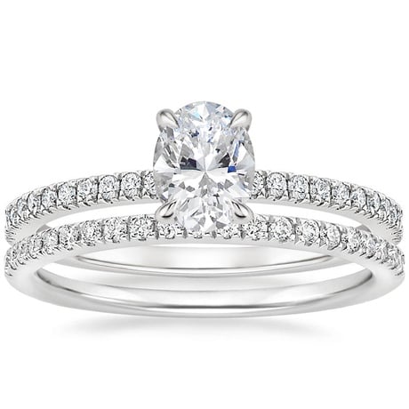 18K White Gold Viviana Diamond Bridal Set (2/5 ct. tw.)