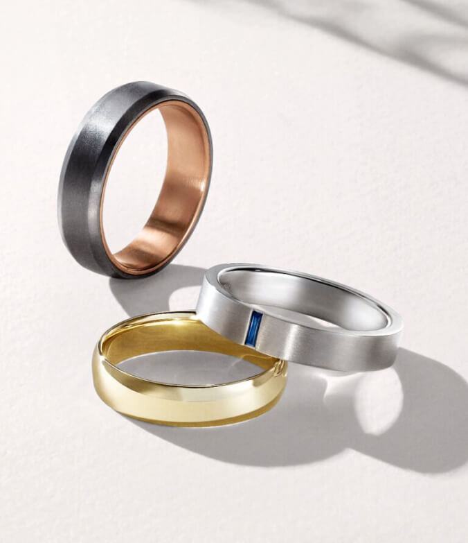 Shop men's wedding rings