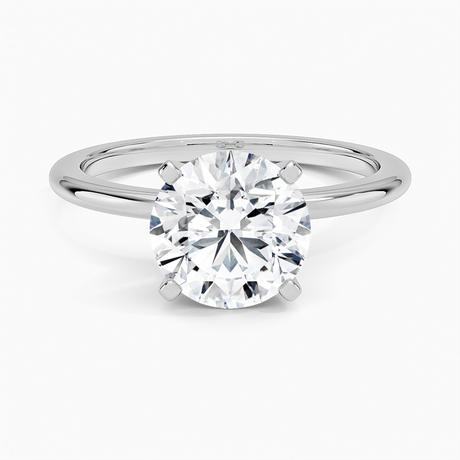 Four-Prong Petite Comfort Fit Solitaire Ring - Brilliant Earth