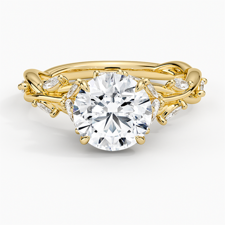 Secret Garden - Leaf and Vine Engagement Ring