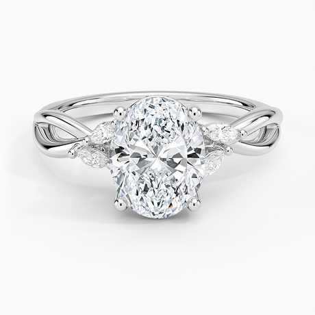 Vine Diamond Engagement Ring - Willow