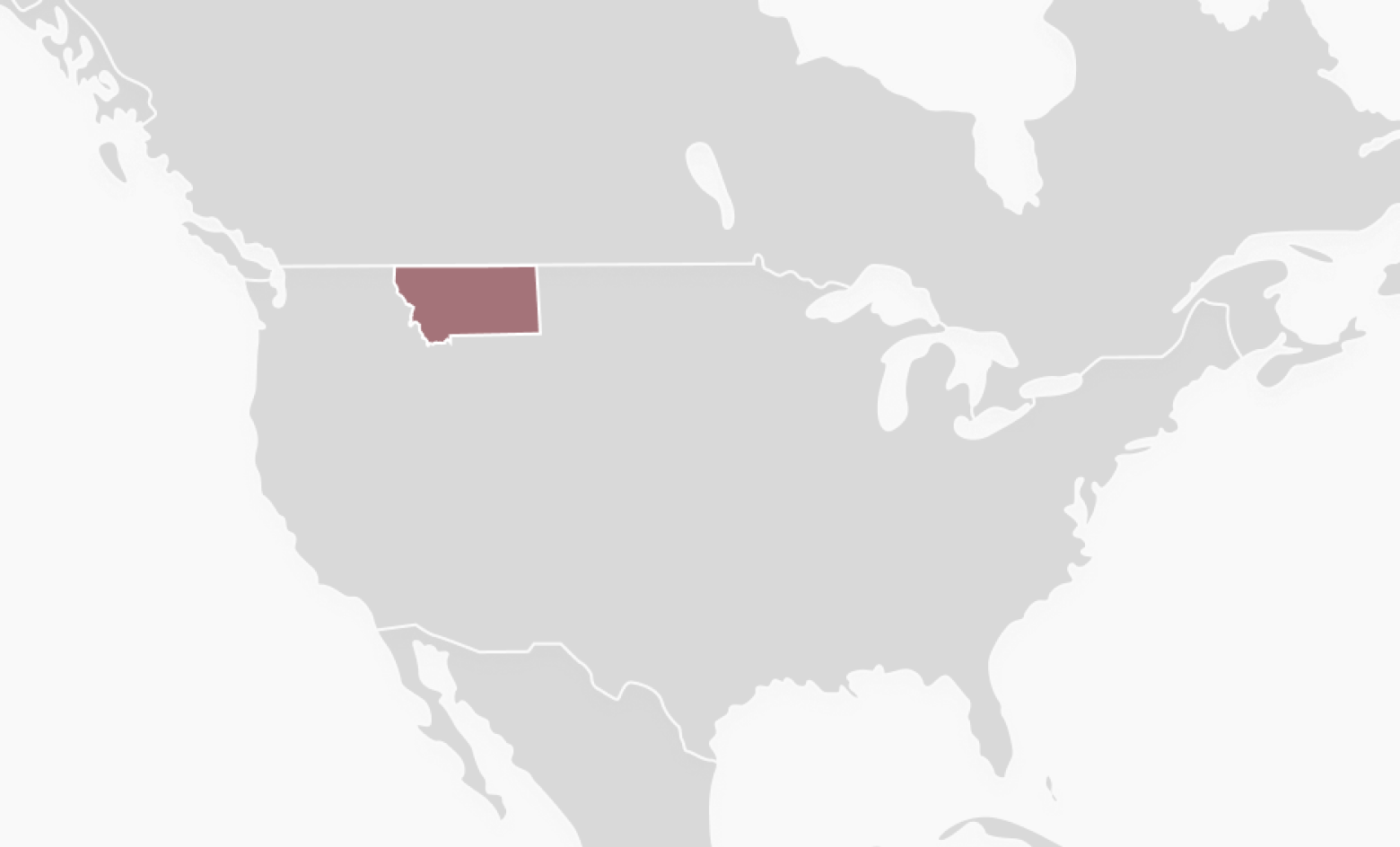 Map of Montana