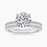 Stacks Flush Diamond Ring